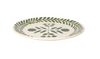 Sylvie Green Hand Painted Dinner Plate