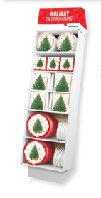 Sparkling Spruce Floor Display