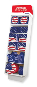 Floor Display Flag Flair with Star Plate