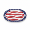 Flag Flair Oval Paper Platter