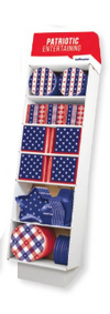 Floor Display Patriotic Pattern with Star Plate