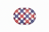 Patriotic Oval Platter Paper Plate