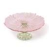 In Bloom Flower Shape Pedestal Platter