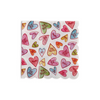 Conversation Heart Paper Cocktail Napkin