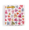 Conversation Heart Paper Cocktail Napkin