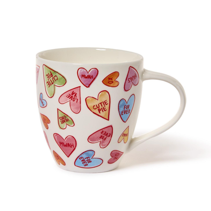Conversation Hearts Mug