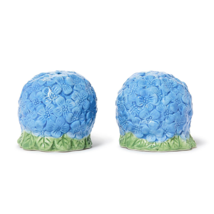 Hydrangea Salt and Pepper Shaker Set