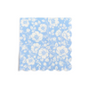 Blue Floral Bouquet 3-Ply Cocktail Napkin
