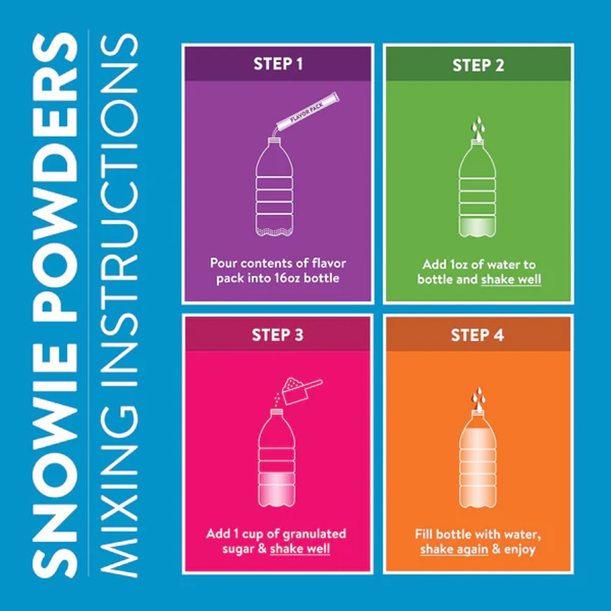 Snow Cone Powder Makes 1 Pint