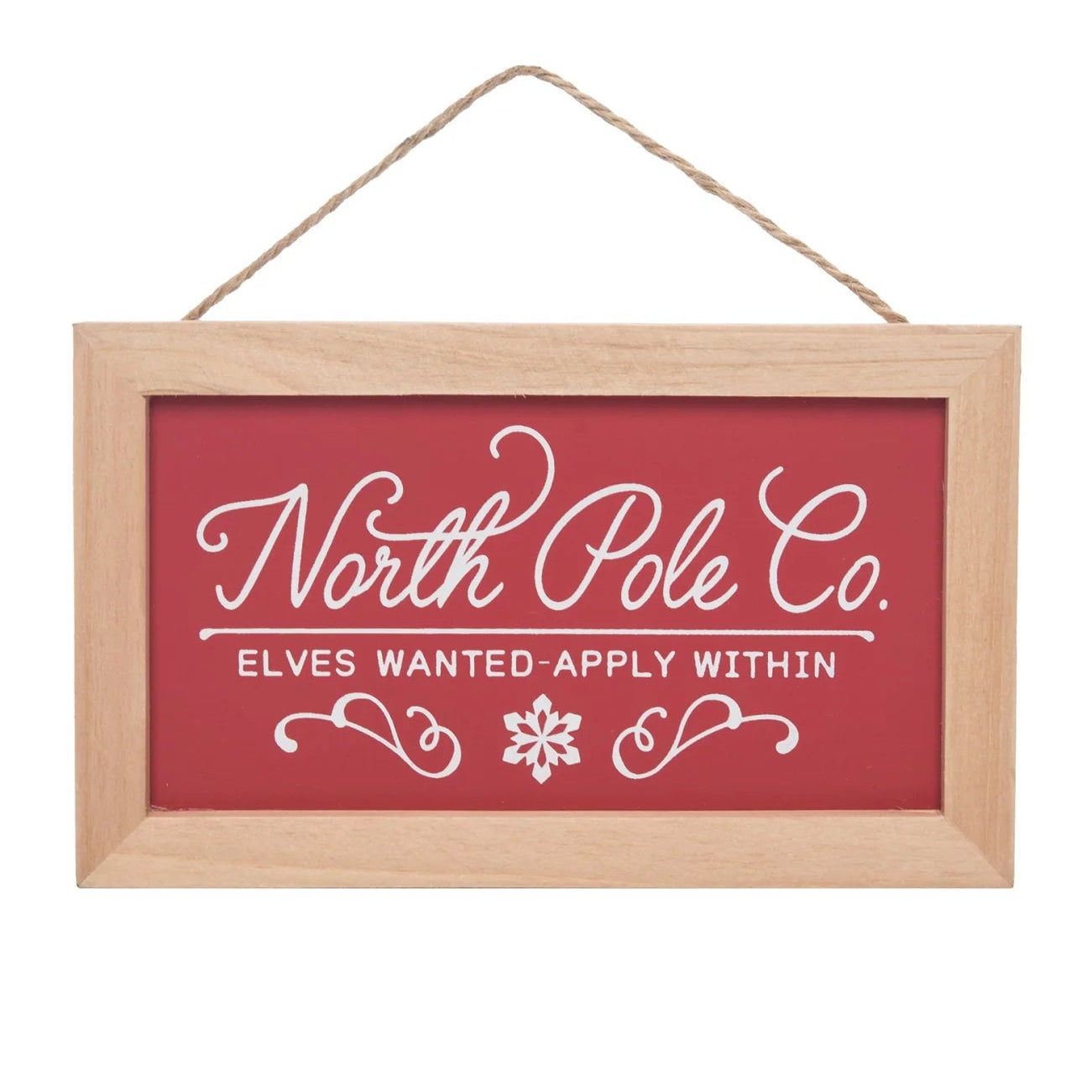 Framed North Pole Wall Decor