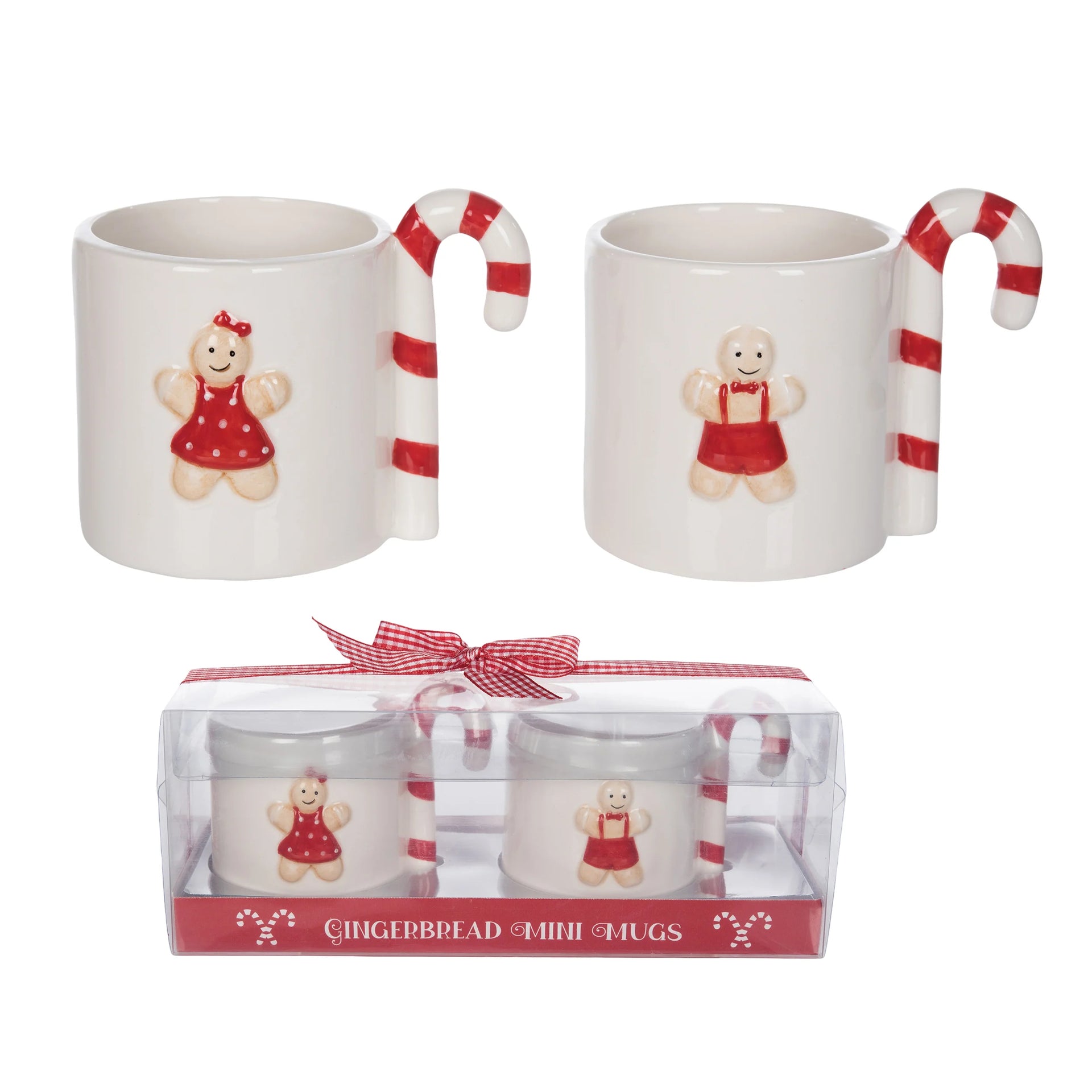 Dol Gingerbread Embossed Icon Mini Mug Set