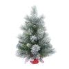 Frosted Tree in Red Bag