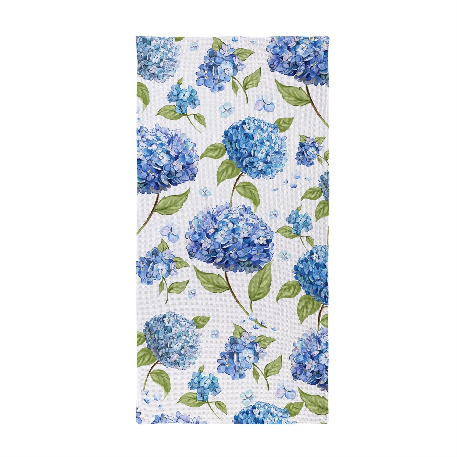 VivaStyle Quick Dry Waffle Weave Hydrangea Towel