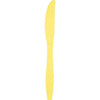 Solid Color Plastic Knives