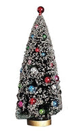 8-1/4"H Bottle Brush Christmas Trees w/Ornaments