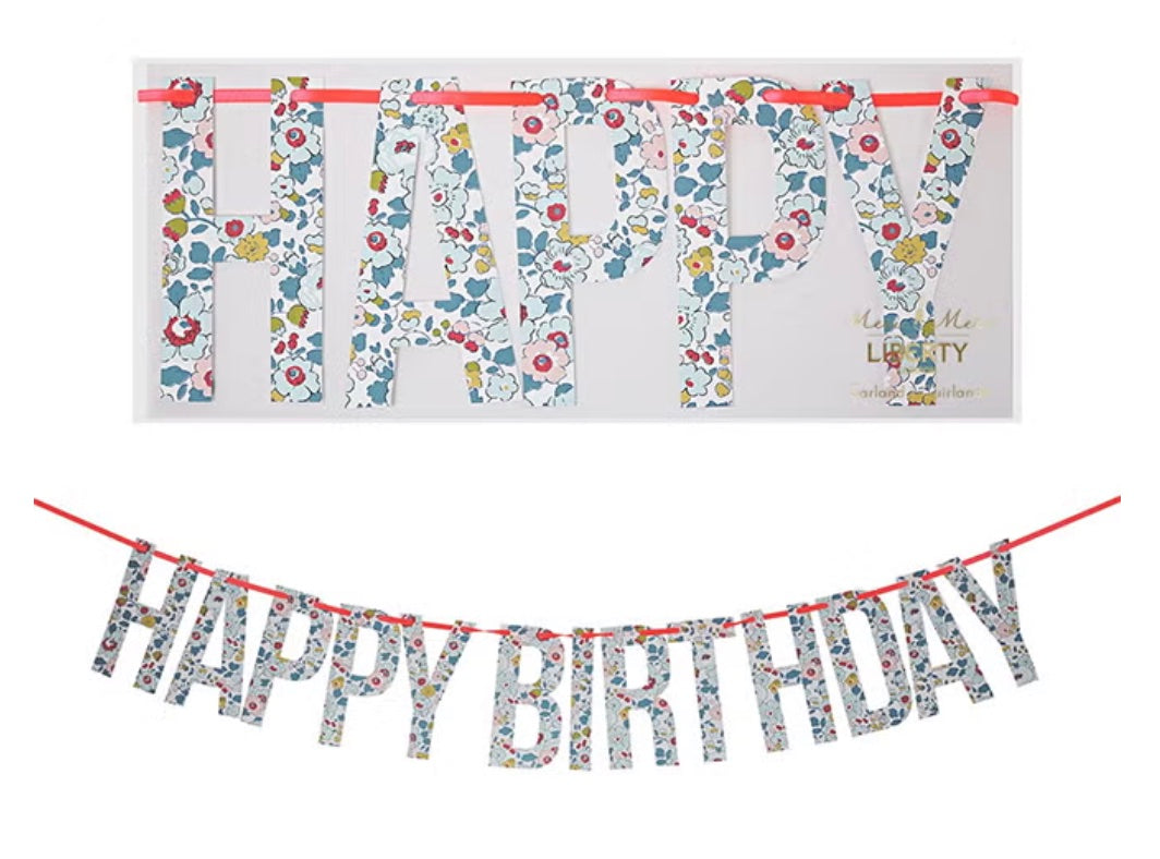 Betsy Happy Birthday Garland