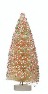 Bottle Brush Trees White Sprinkles Medium