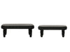 Black Pedestals Set of 2