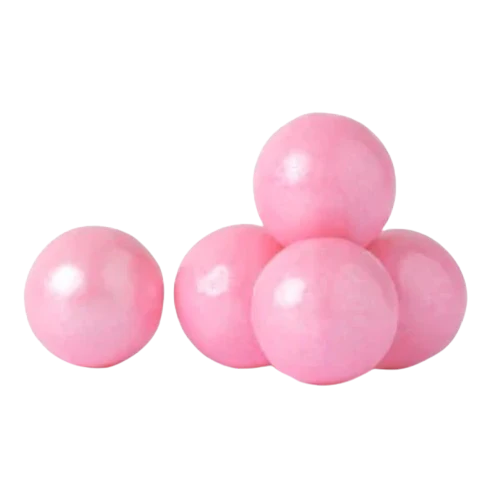 Gumballs 1" Pink Bubble Gum 14.43 lb