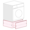 Laundry Stand W/Drawer White (dis)
