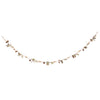 Floral garland on a white background