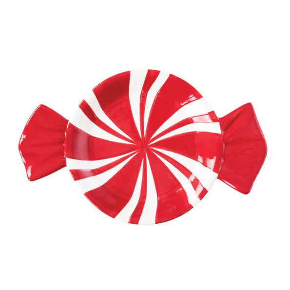 Small Peppermint Candy Plate