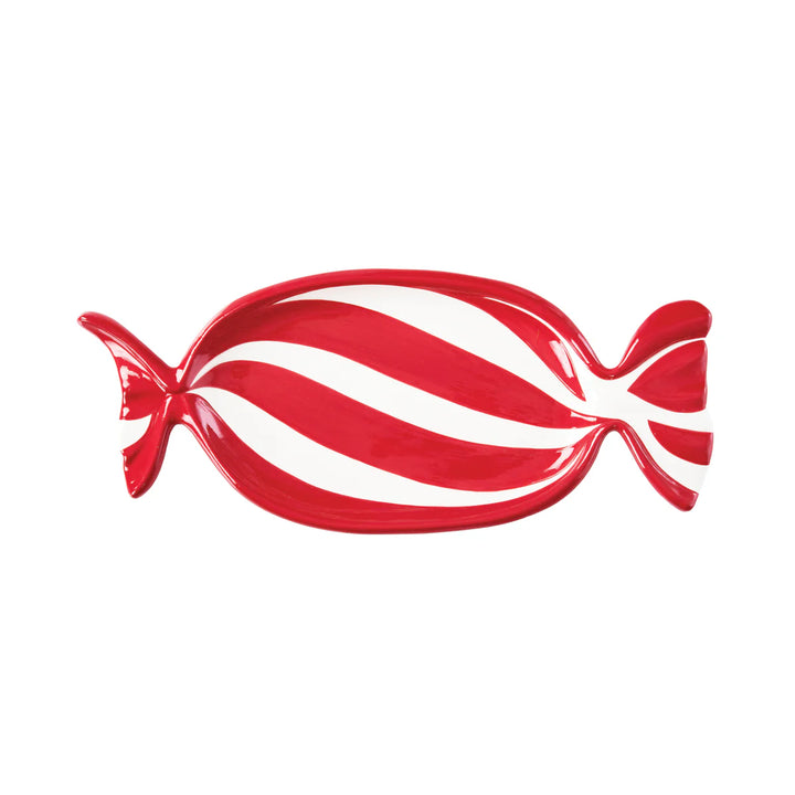 Large Peppermint Candy Plate