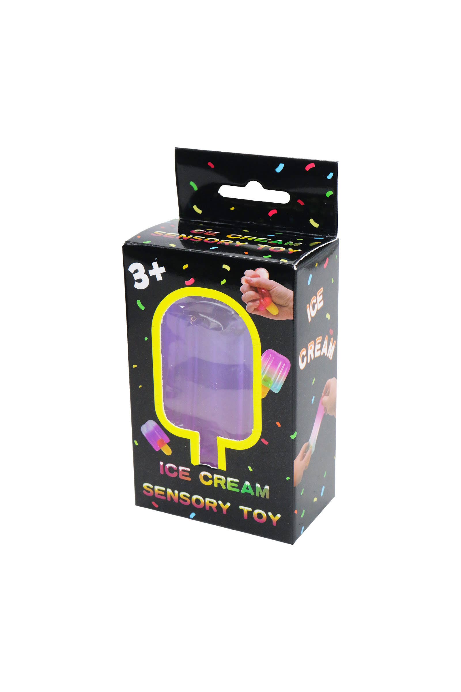Jelly Popsicle Two-Tone Sticky Jiggly Mochi Squishy - 12 Pcs