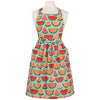 Apron with watermelon pattern on a mannequin against a white background