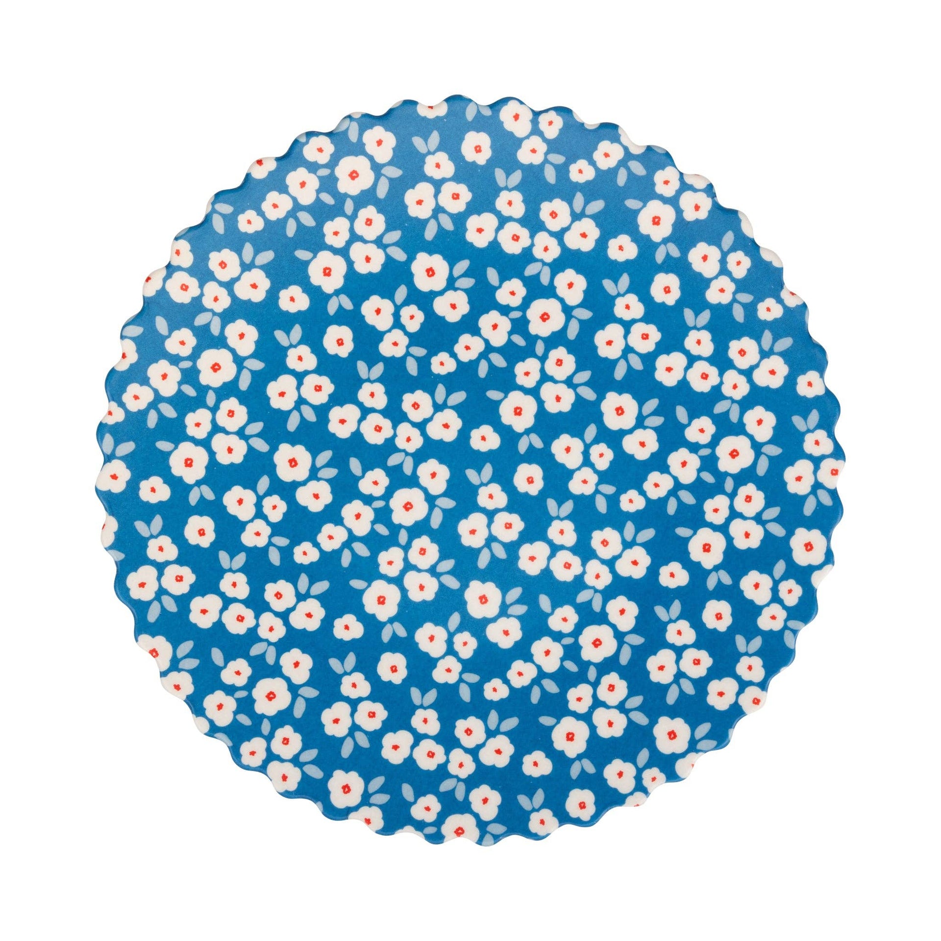 FLO1240 - Floral Bamboo Plate Set