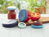 Reusable Silicone Food Savers – Ice Blue (Set of 5)