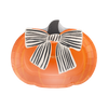 Bow Pumpkin Plate
