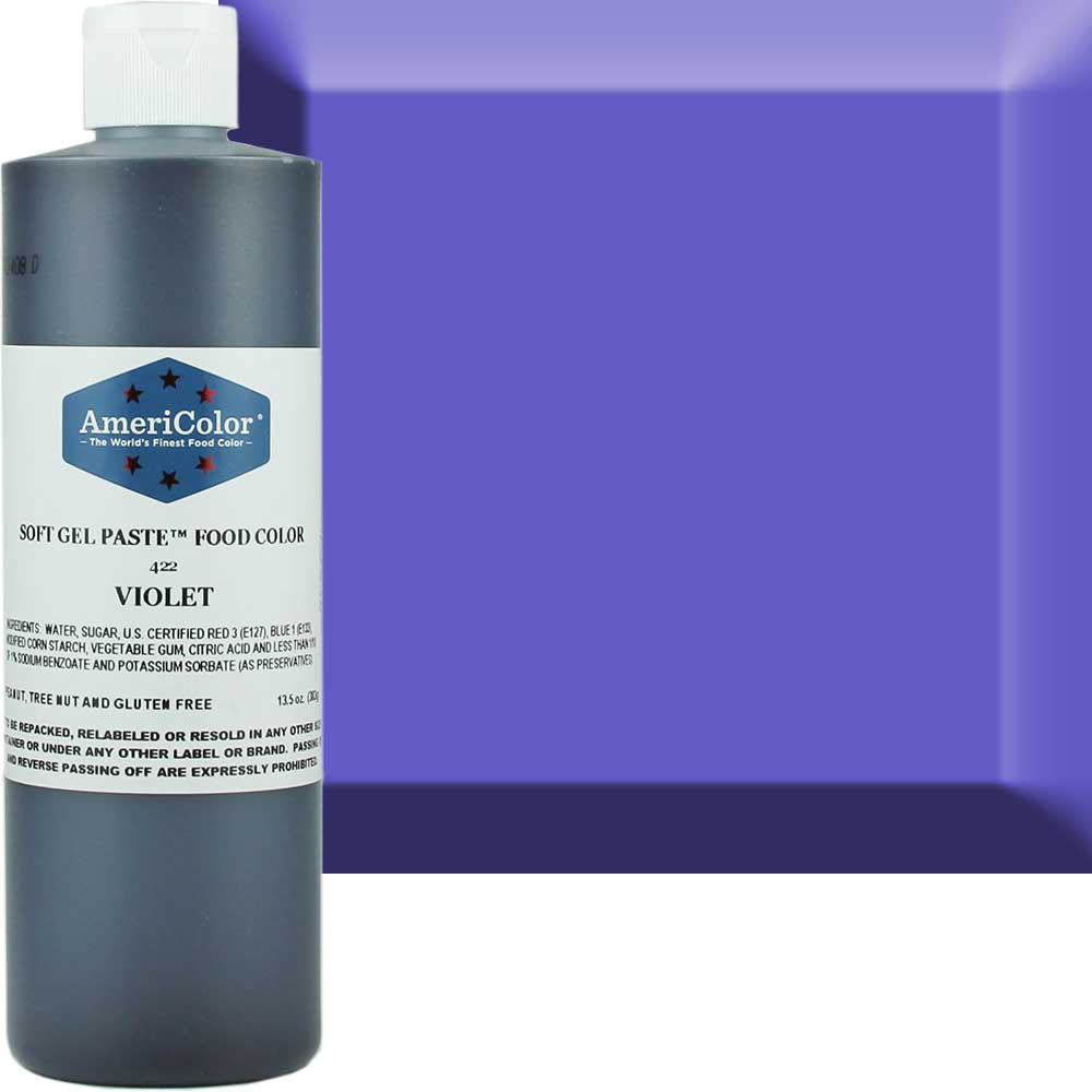 AmeriColor Soft Gel Paste 13.5oz Bottle Violet