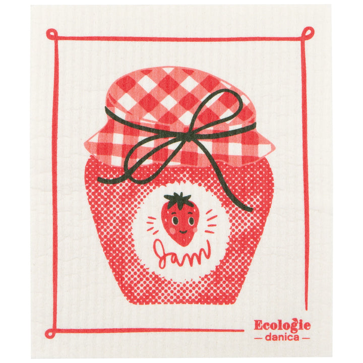 Strawberry Jam Swedish Dishcloth