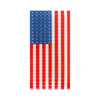 American flag hanging decoration on a white background