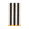 Black and Cream Striped Dinner Napkin