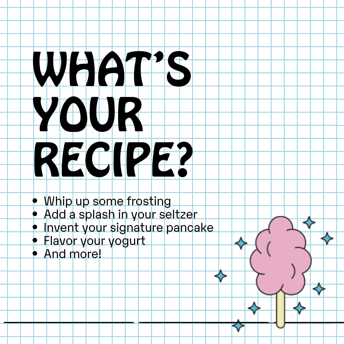 Non-GMO Flavorings: Cotton Candy Clouds