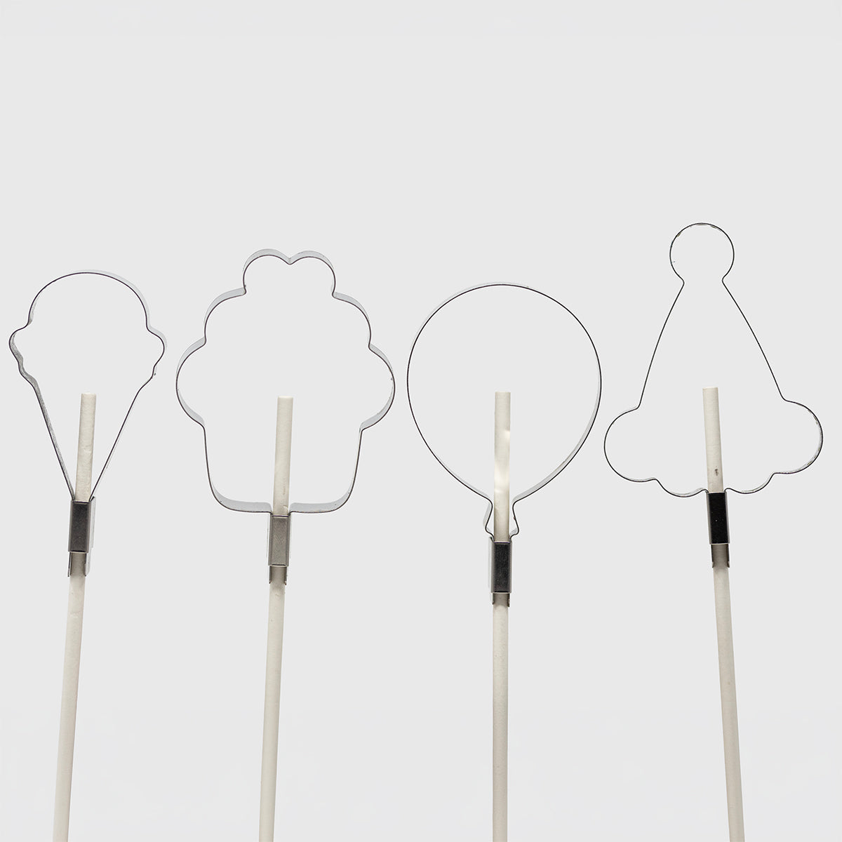 Lollipop Molds Birthday Shapes Set of 12