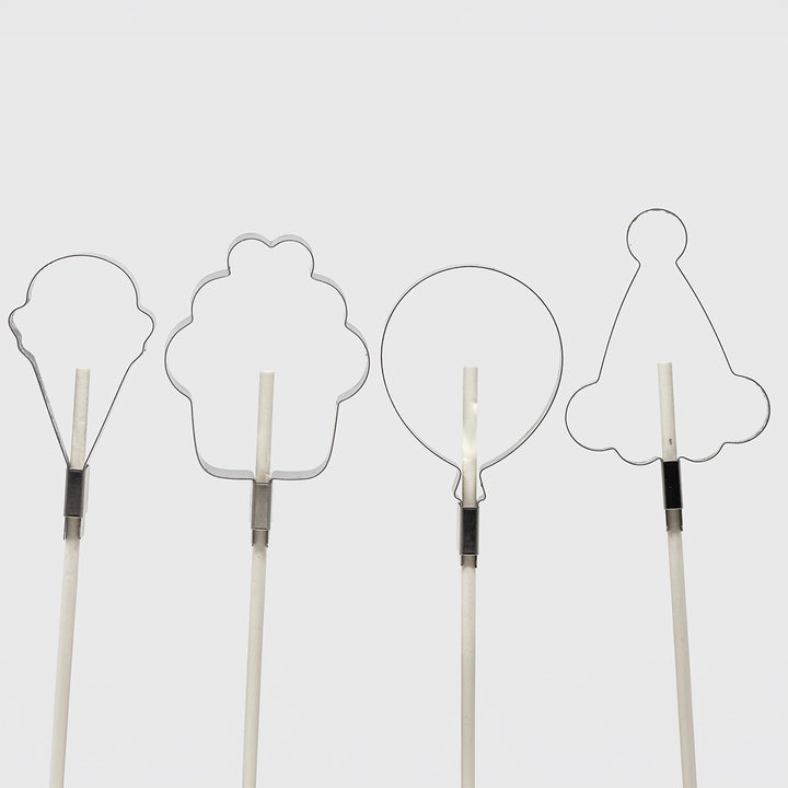 Lollipop Molds Birthday Shapes Set of 12