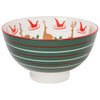 Santa's Reindeer  Bowl 4in
