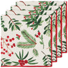 winterberry printed napkins set of 4