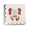 Plaid Bow Christmas Cocktail Napkins