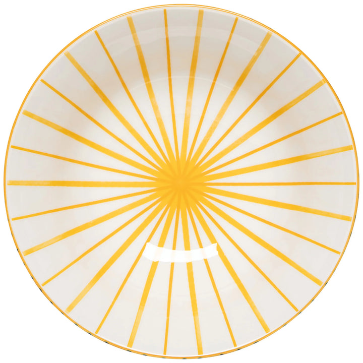 Sunburst Stamped Bowl 8"