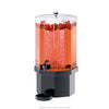 Beverage Dispenser Pacifica Style 5Gal Clear W/Charcoal Base