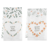 Heart Wreath & Text Tea Towel
