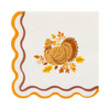 Harvest Turkey Cocktail Paper Napkins