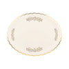 Foil Floral 17" Paper Platter (6ct)