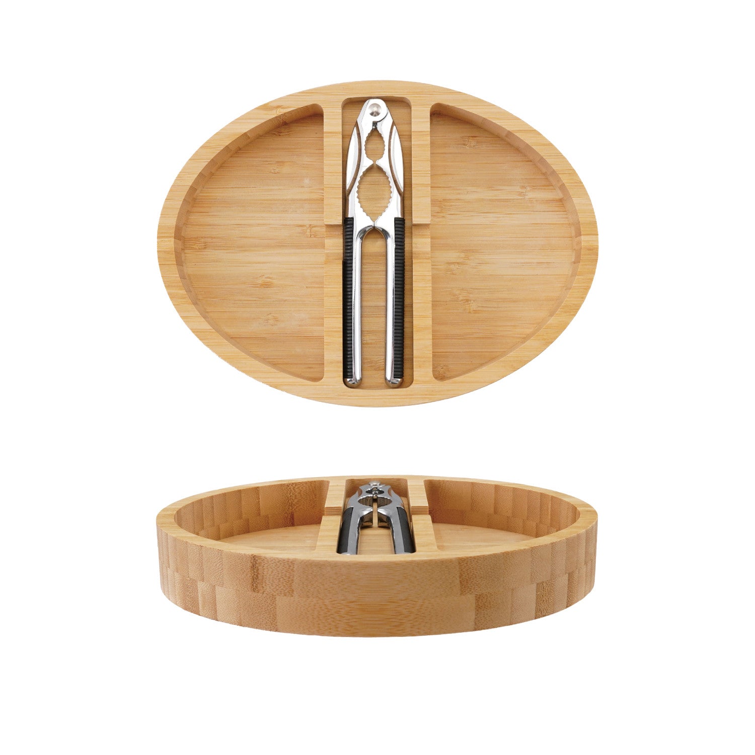 Bamboo Tray with 2 Sections