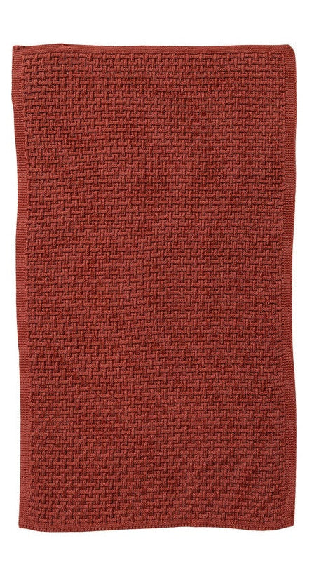 Textured kitchen towel on a white background