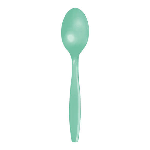 Solid Color Plastic Spoons